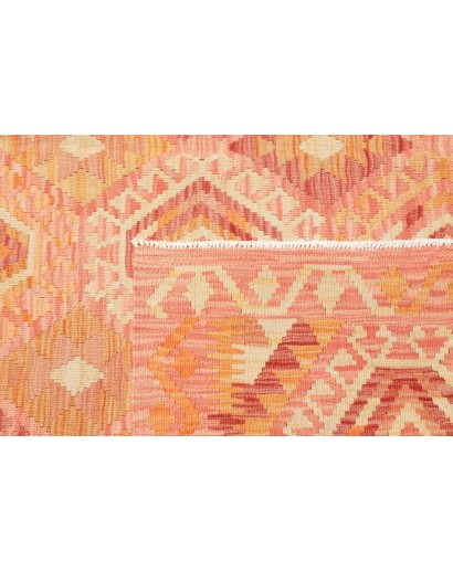 Tappeto Kilim Afghanistan marrone rosso 186x244