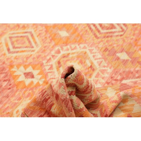 Tappeto Kilim Afghanistan marrone rosso 186x244