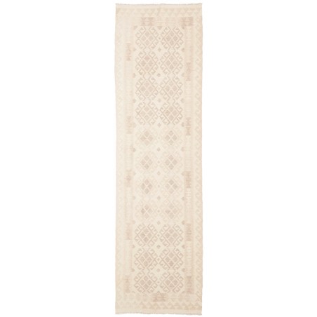 Tappeto Kilim Afghanistan bianco 77x284