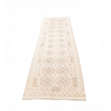 Tappeto Kilim Afghanistan bianco 77x284