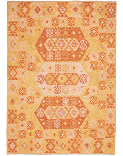 Tappeto Kilim Afghanistan marrone 177x250