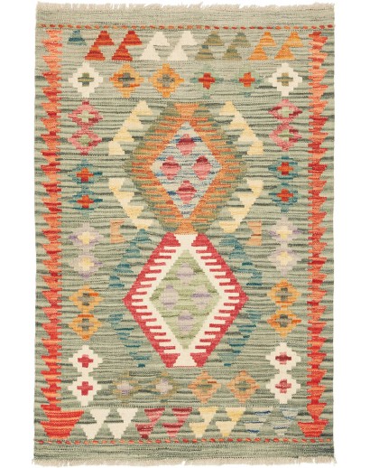 Tappeto Kilim Afghanistan marrone 81x123
