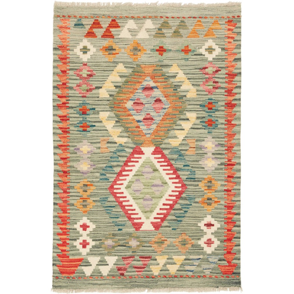 Tappeto Kilim Afghanistan marrone 81x123