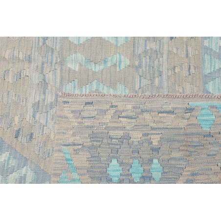 Tappeto Kilim Afghanistan beige azzurro 182x253