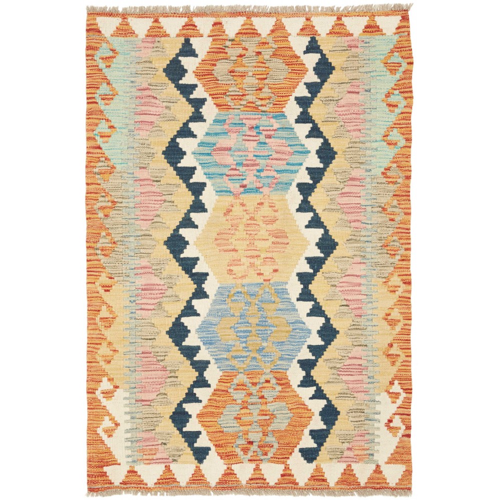 Tappeto Kilim Afghanistan marrone 82x121