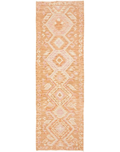 Tappeto Kilim Afghanistan marrone arancione 74x240