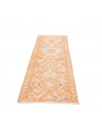 Tappeto Kilim Afghanistan marrone arancione 74x240