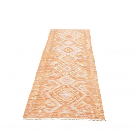 Tappeto Kilim Afghanistan marrone arancione 74x240