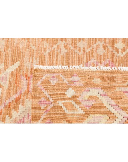 Tappeto Kilim Afghanistan marrone arancione 74x240