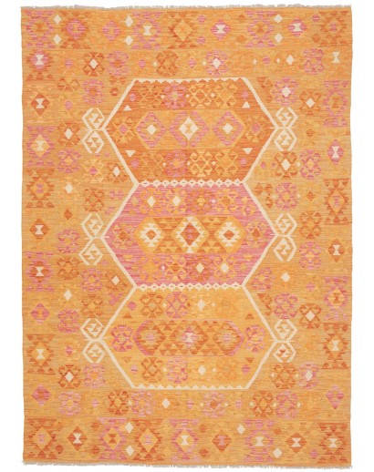 Tappeto Kilim Afghanistan marrone 176x247