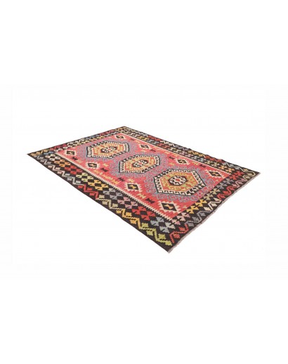 Tappeto Kilim Afghanistan marrone grigio 174x241
