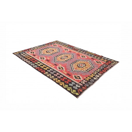 Tappeto Kilim Afghanistan marrone grigio 174x241