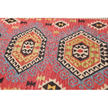 Tappeto Kilim Afghanistan marrone grigio 174x241