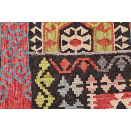 Tappeto Kilim Afghanistan marrone grigio 174x241