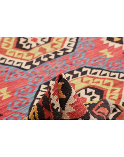 Tappeto Kilim Afghanistan marrone grigio 174x241