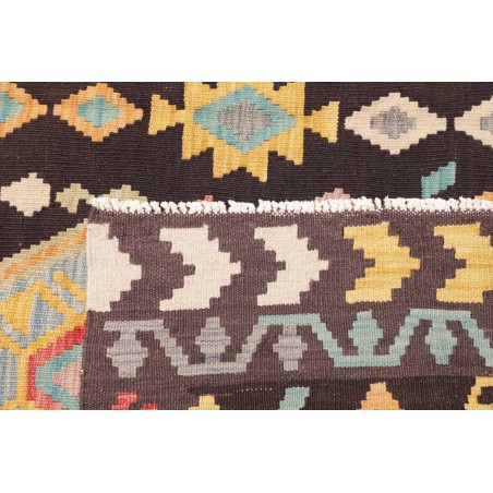 Tappeto Kilim Afghanistan marrone grigio 172x238