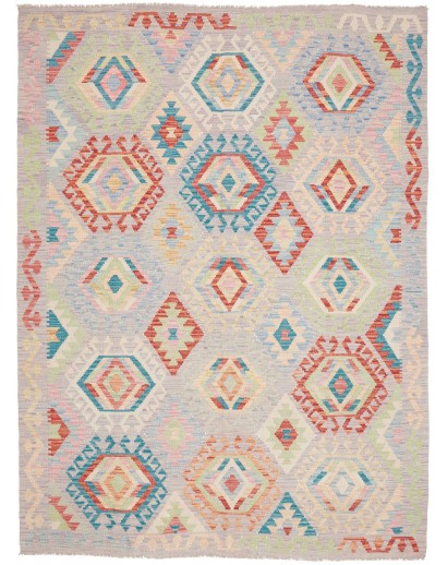 Tappeto Kilim Afghanistan beige marrone 178x238