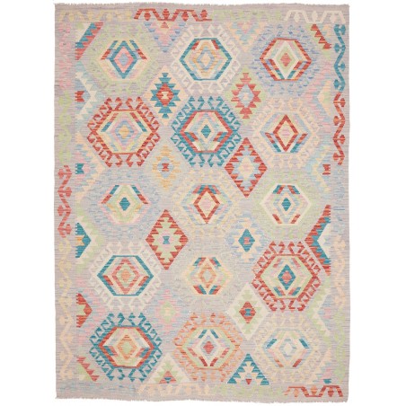 Tappeto Kilim Afghanistan beige marrone 178x238