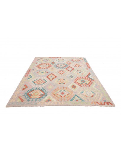Tappeto Kilim Afghanistan beige marrone 178x238