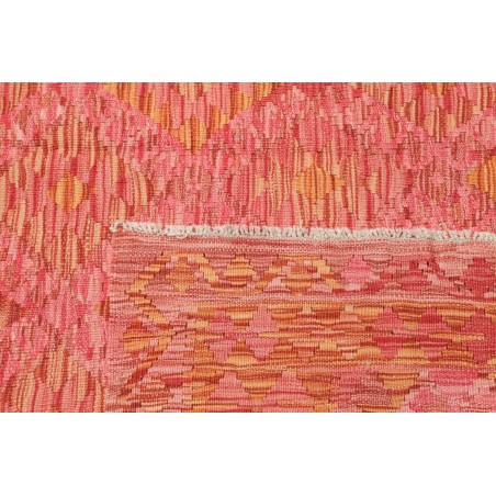 Tappeto Kilim Afghanistan arancione rosso 184x244