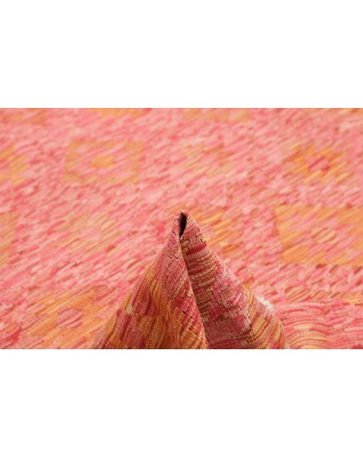 Tappeto Kilim Afghanistan arancione rosso 184x244