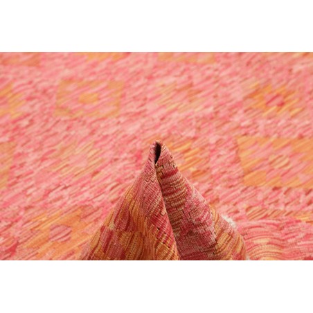 Tappeto Kilim Afghanistan arancione rosso 184x244