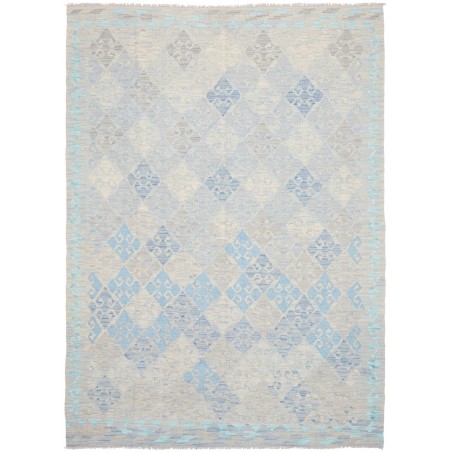 Tappeto Kilim Afghanistan bianco beige 175x244