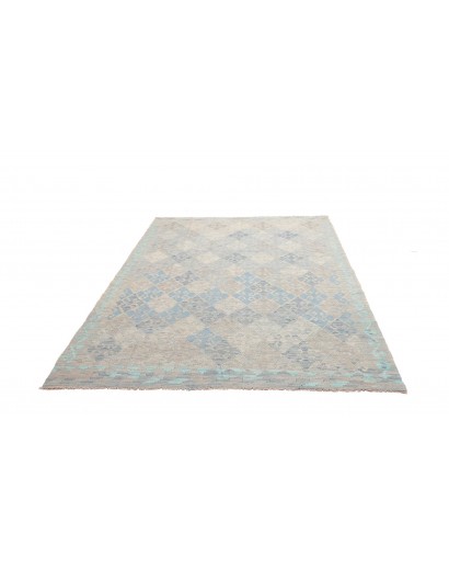Tappeto Kilim Afghanistan bianco beige 175x244