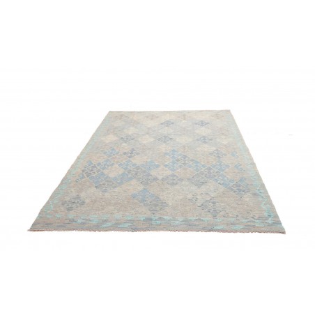 Tappeto Kilim Afghanistan bianco beige 175x244