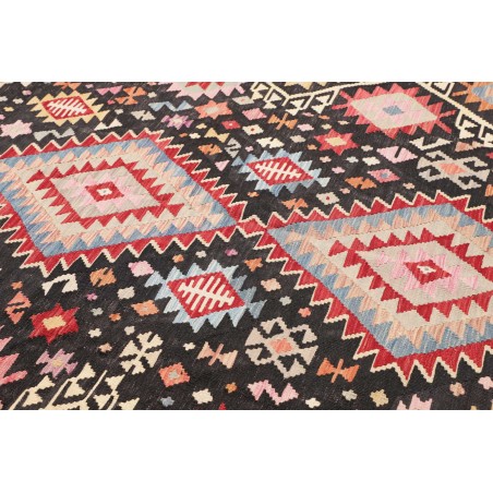 Tappeto Kilim Afghanistan grigio marrone 181x241