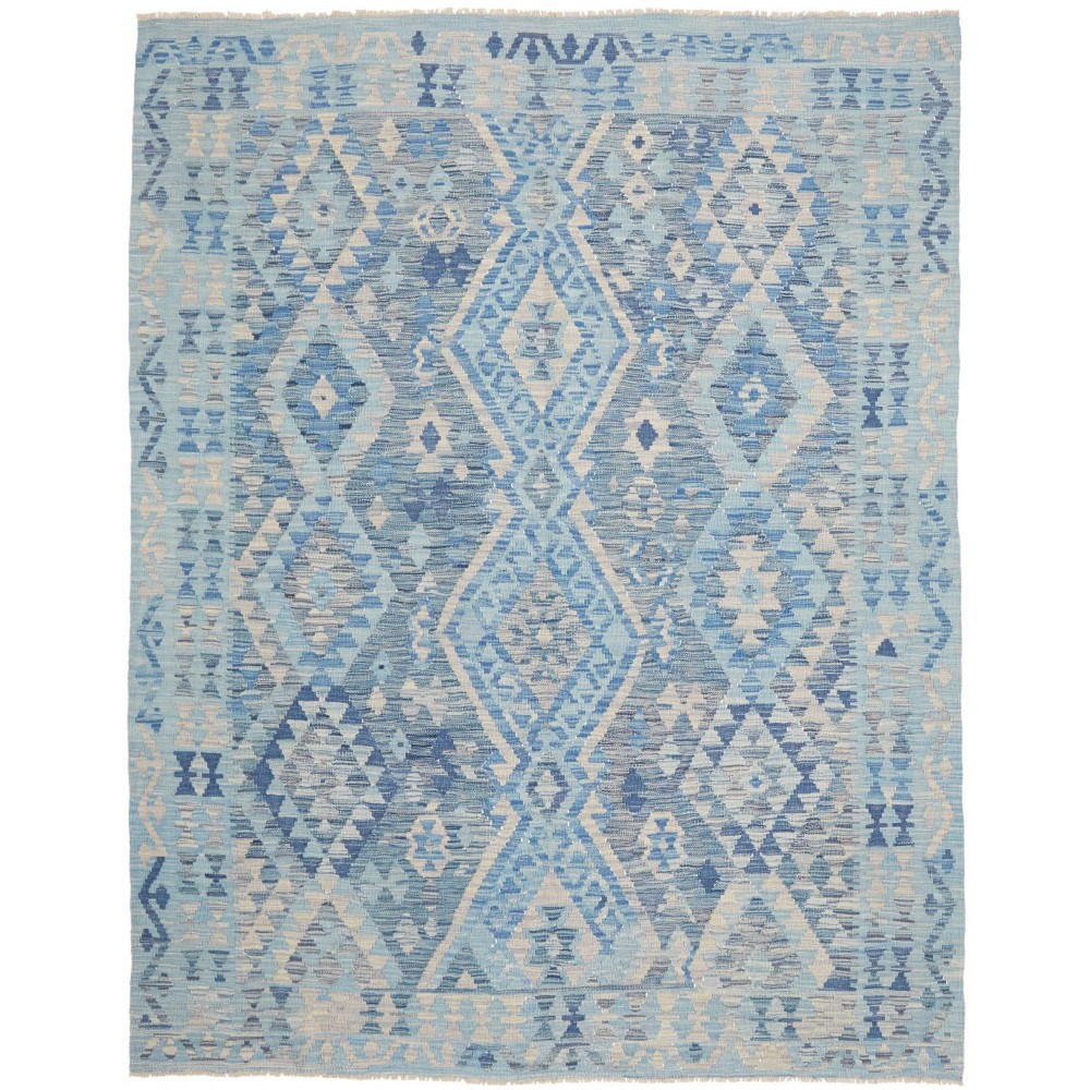 Tappeto Kilim Afghanistan azzurro 186x235