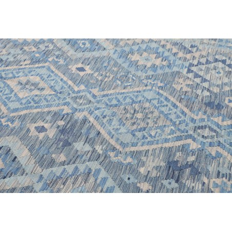 Tappeto Kilim Afghanistan azzurro 186x235