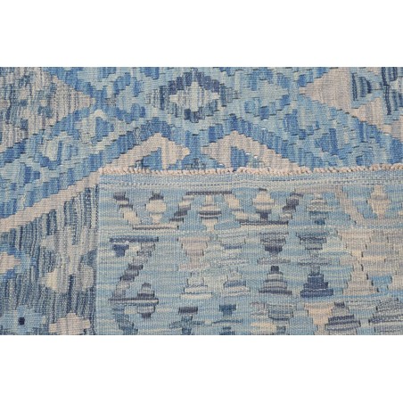 Tappeto Kilim Afghanistan azzurro 186x235