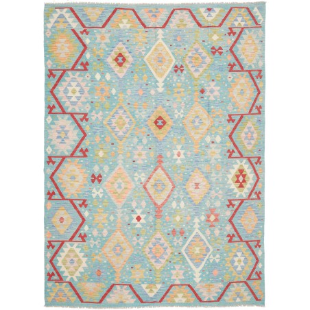 Tappeto Kilim Afghanistan beige giallo 175x243