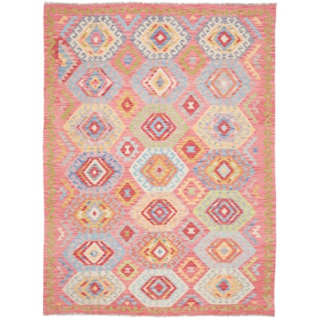Tappeto Kilim Afghanistan marrone bianco 179x246