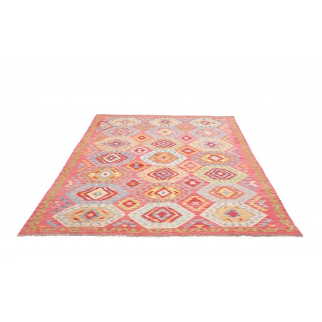 Tappeto Kilim Afghanistan marrone bianco 179x246