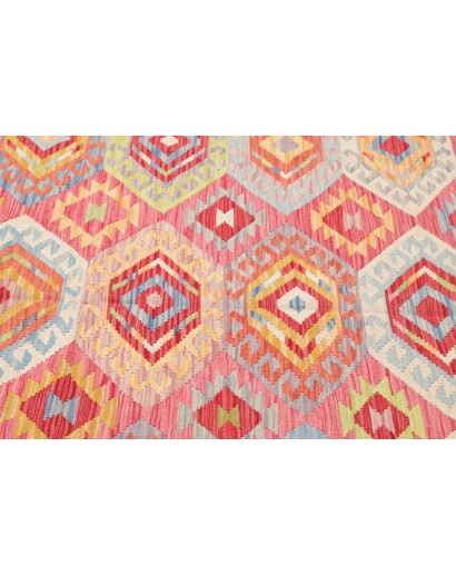 Tappeto Kilim Afghanistan marrone bianco 179x246