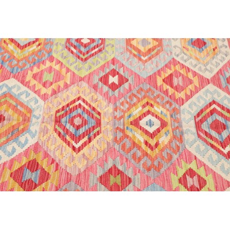 Tappeto Kilim Afghanistan marrone bianco 179x246