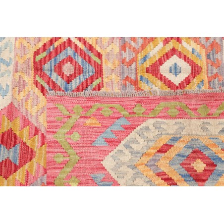 Tappeto Kilim Afghanistan marrone bianco 179x246