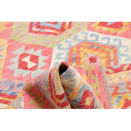 Tappeto Kilim Afghanistan marrone bianco 179x246