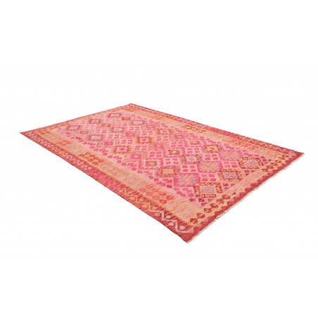 Tappeto Kilim Afghanistan arancione marrone 176x261
