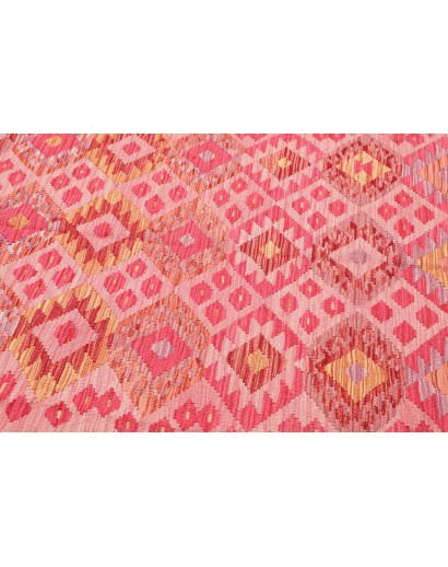 Tappeto Kilim Afghanistan arancione marrone 176x261