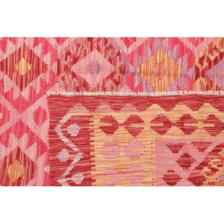 Tappeto Kilim Afghanistan arancione marrone 176x261