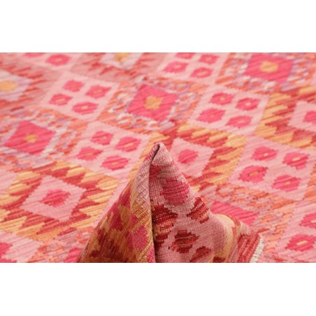 Tappeto Kilim Afghanistan arancione marrone 176x261