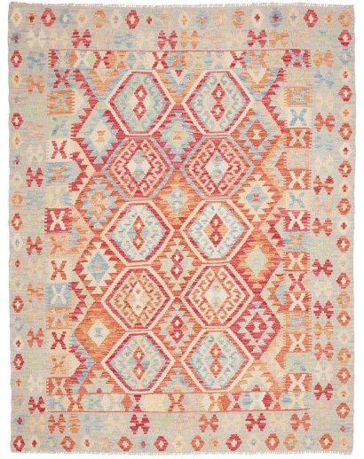 Tappeto Kilim Afghanistan marrone beige 182x231