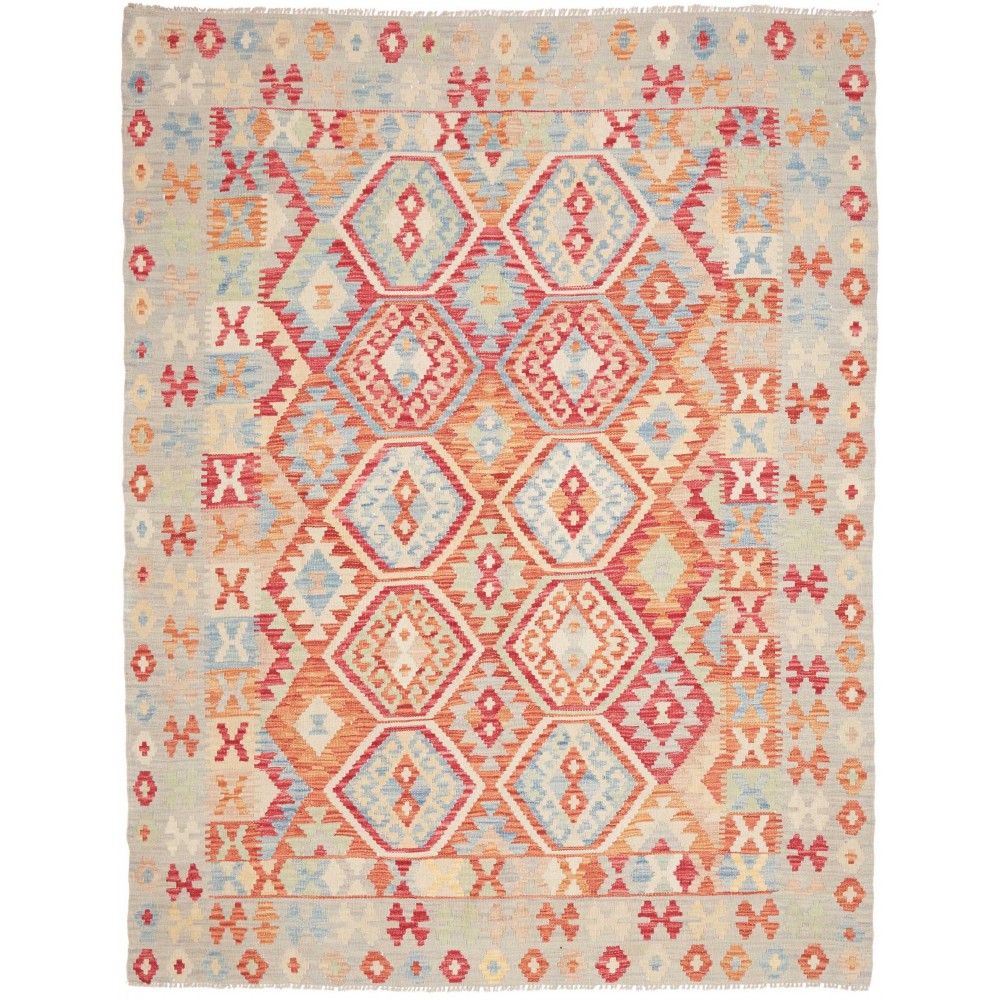 Tappeto Kilim Afghanistan marrone beige 182x231