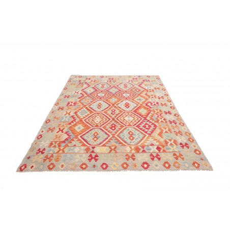 Tappeto Kilim Afghanistan marrone beige 182x231