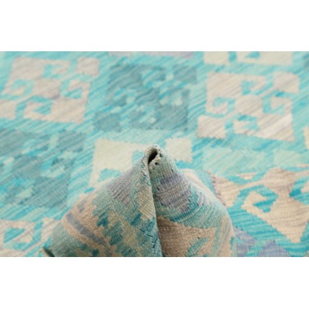 Tappeto Kilim Afghanistan beige bianco 177x240