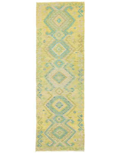 Tappeto Kilim Afghanistan marrone beige 75x247