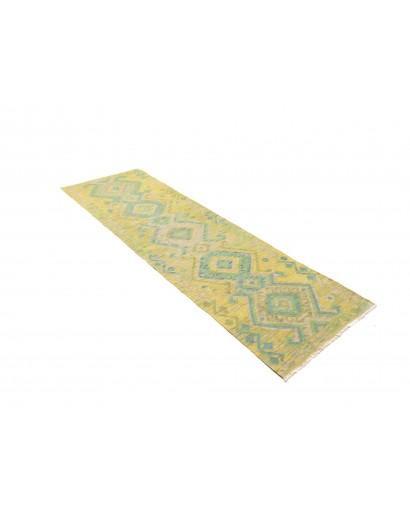 Tappeto Kilim Afghanistan marrone beige 75x247